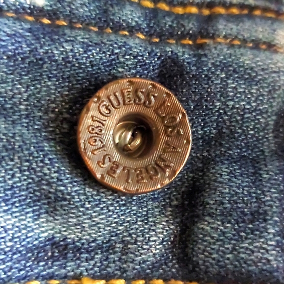 SALE! GUESS Los Angeles vintage denim vest - Picture 8 of 12